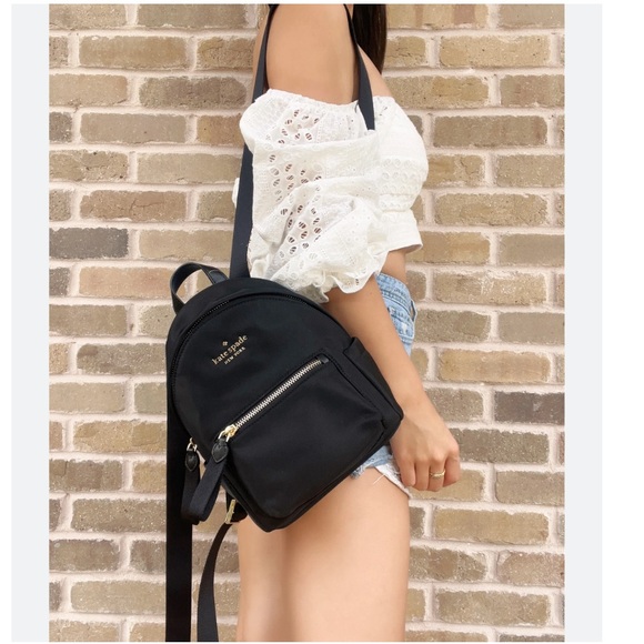 Kate spade Chelsea ksnyl mini backpack NWT with lanyard card holder/ clutch - Picture 2 of 12